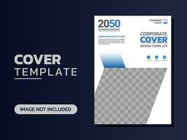 Creative corporate book cover design vector