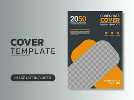 Creative corporate book cover design vector