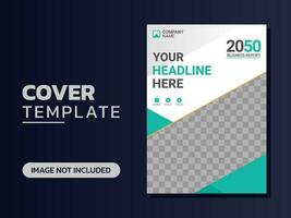 Creative corporate book cover design vector