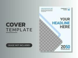 Creative corporate book cover design vector