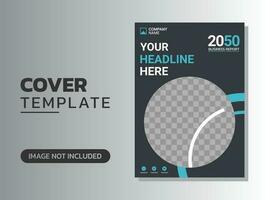 Creative corporate book cover design vector