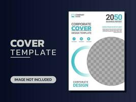Creative corporate book cover design vector