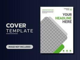 Creative corporate book cover design vector