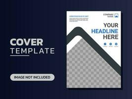 Creative corporate book cover design vector