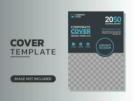 Creative corporate book cover design vector