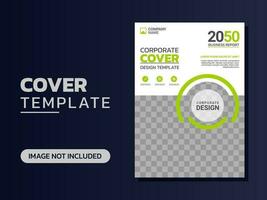 Creative corporate book cover design vector