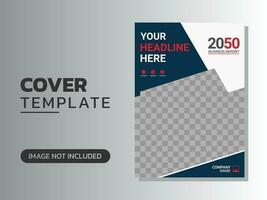 Creative corporate book cover design vector