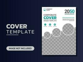 Creative corporate book cover design vector