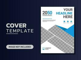 Creative corporate book cover design vector
