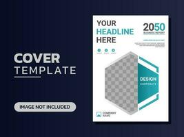 Creative corporate book cover design vector