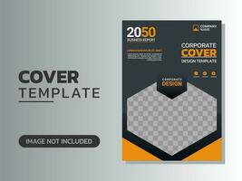 Creative corporate book cover design vector