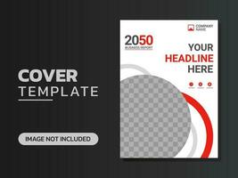 Creative corporate book cover design vector