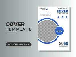 Creative corporate book cover design vector