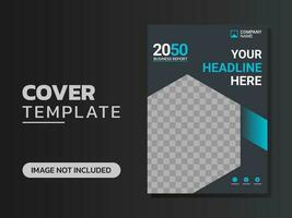 Creative corporate book cover design vector