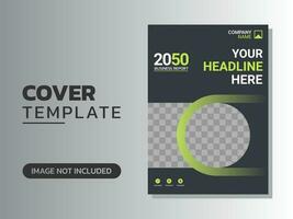 Creative corporate book cover design vector