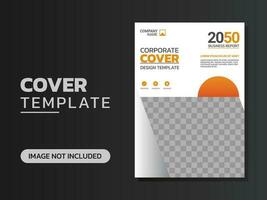 Creative corporate book cover design vector