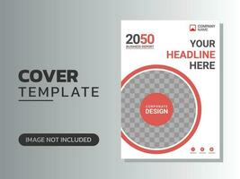 Creative corporate book cover design vector