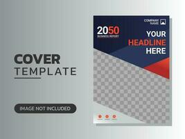 Creative corporate book cover design vector