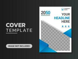 Creative corporate book cover design vector