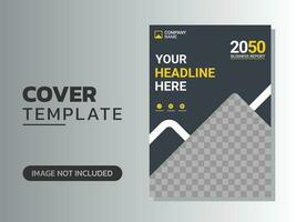 Creative corporate book cover design vector