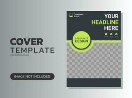 Creative corporate book cover design vector