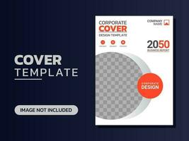 Creative corporate book cover design vector