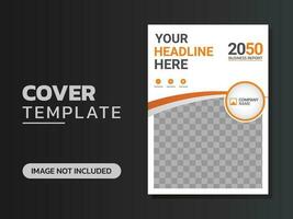 Creative corporate book cover design vector