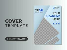 Creative corporate book cover design vector