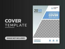 Creative corporate book cover design vector