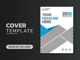 Creative corporate book cover design vector