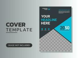 Creative corporate book cover design vector