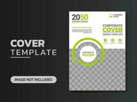 Creative corporate book cover design vector