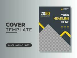 Creative corporate book cover design vector