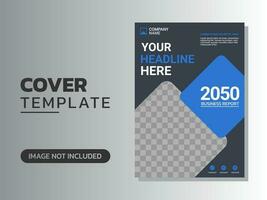 Creative corporate book cover design vector