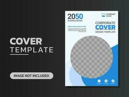 Creative corporate book cover design vector