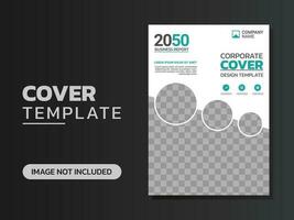 Creative corporate book cover design vector