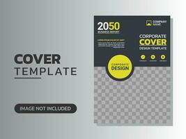 Creative corporate book cover design vector