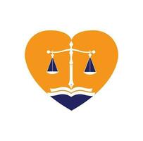 educación ley equilibrar y abogado monograma logo diseño vector