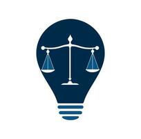 legal scales and sword logo template vector