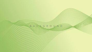 Abstract background banner wave line color design vector