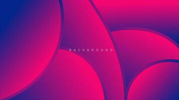 Abstract background banner curve gradient color design vector