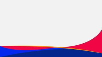 Abstract background banner curve color design vector