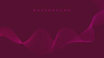 Abstract background banner wave line color design vector