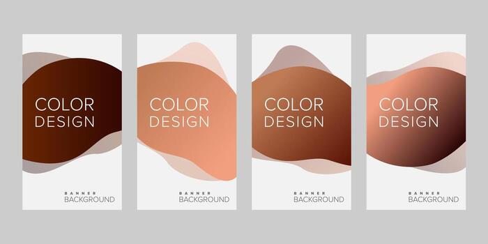 resumen antecedentes bandera degradado línea color diseño vector, vertical bandera conjunto vector