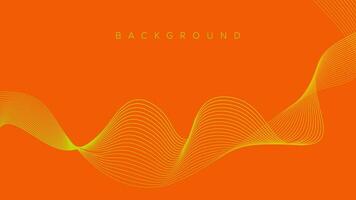 Abstract background banner wave line color design vector