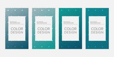 antecedentes bandera geométrico línea degradado color diseño vector, vertical bandera conjunto vector