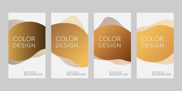 resumen antecedentes bandera degradado color diseño vector, vertical bandera conjunto vector