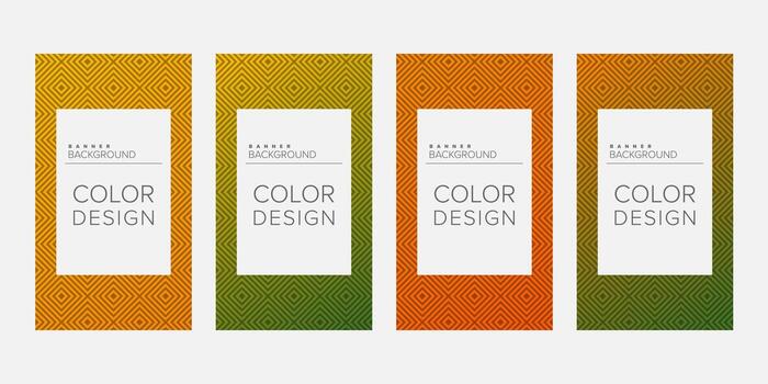antecedentes bandera geométrico línea degradado color diseño vector, vertical bandera conjunto vector