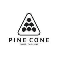 abstract simple pinecone logo design,for business,badge,emblem,pine plantation,pine wood industry,yoga,spa,vector vector