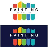 Paint Logo Template vector icon